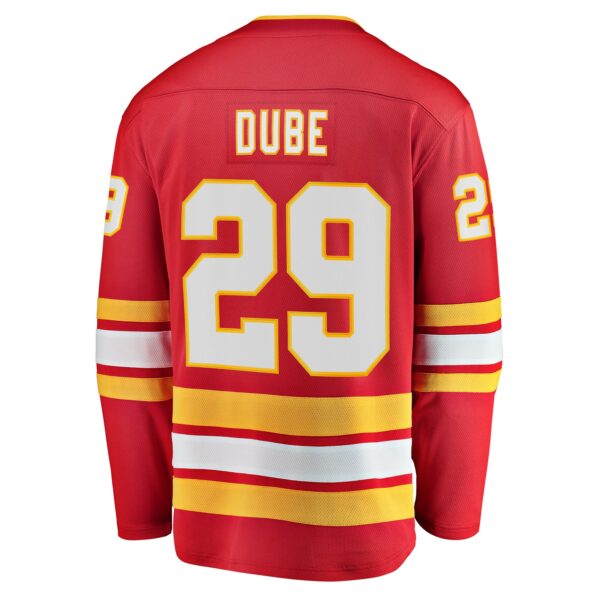 Men’s Calgary Flames Dillon Dube Fanatics Branded Red Home Breakaway Player Jersey