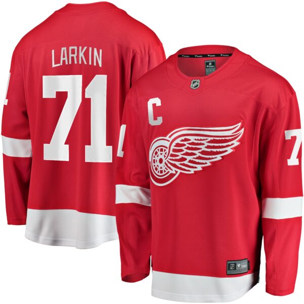 Men’s Detroit Red Wings Dylan Larkin Fanatics Branded Red Home Breakaway Jersey