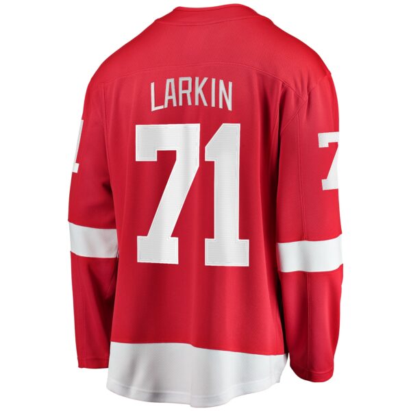 Men’s Detroit Red Wings Dylan Larkin Fanatics Branded Red Home Breakaway Jersey