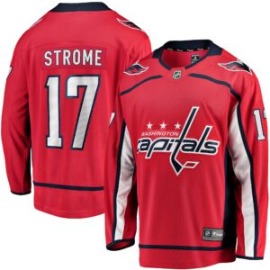 Men's Washington Capitals Dylan Strome Fanatics Branded Red Home Breakaway Player Jersey