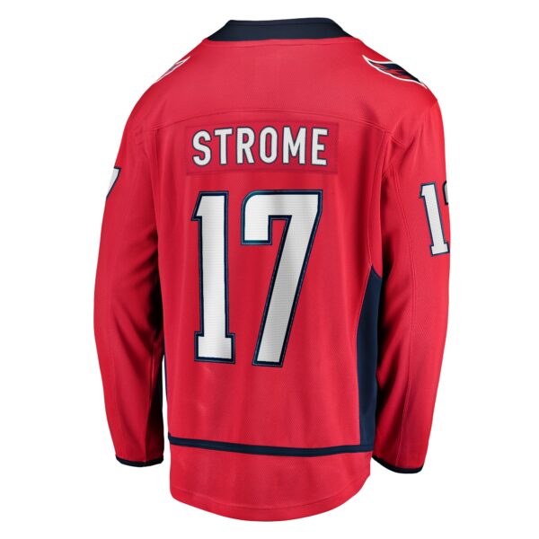 Men’s Washington Capitals Dylan Strome Fanatics Branded Red Home Breakaway Player Jersey