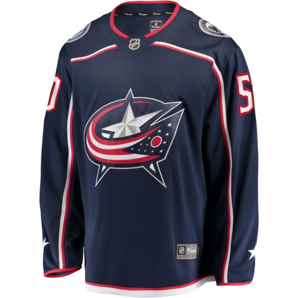 Men’s Columbus Blue Jackets Eric Robinson Fanatics Branded Navy Home Breakaway Player Jersey