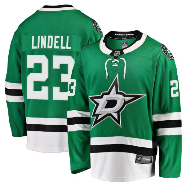 Men’s Dallas Stars Esa Lindell Fanatics Branded Kelly Green Breakaway Jersey