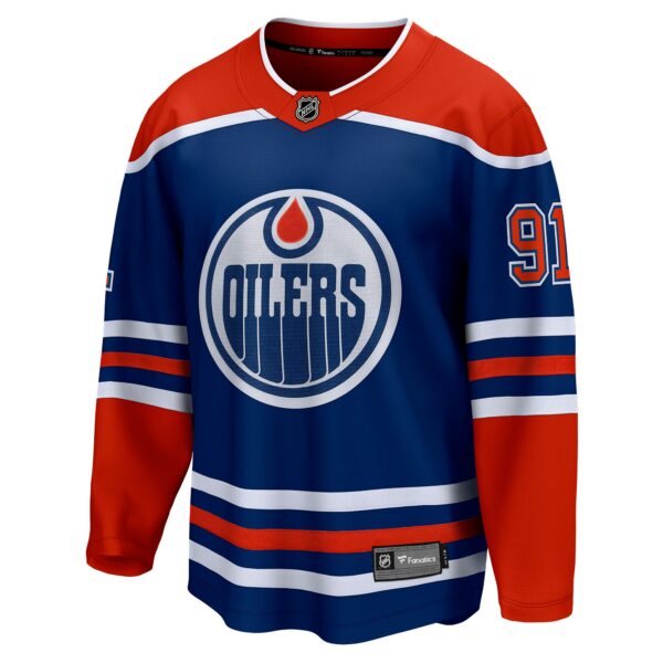 Men’s Edmonton Oilers Evander Kane Fanatics Branded Royal Home Breakaway Player Jersey