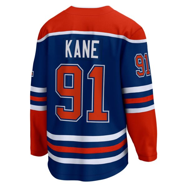 Men’s Edmonton Oilers Evander Kane Fanatics Branded Royal Home Breakaway Player Jersey