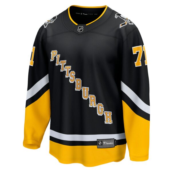 Men’s Pittsburgh Penguins Evgeni Malkin Fanatics Branded Black Alternate Premier Breakaway Player Jersey