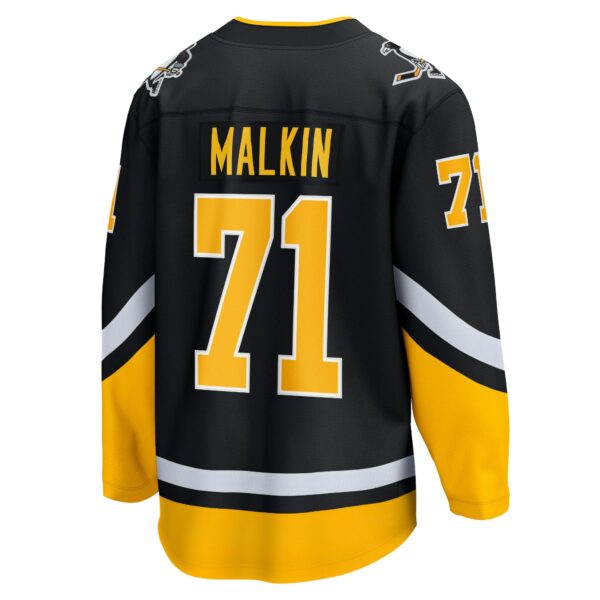 Men’s Pittsburgh Penguins Evgeni Malkin Fanatics Branded Black Alternate Premier Breakaway Player Jersey