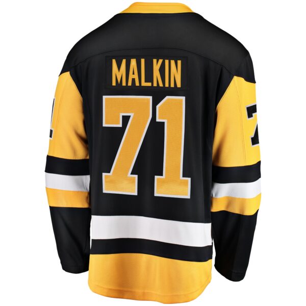 Men’s Pittsburgh Penguins Evgeni Malkin Fanatics Branded Black Breakaway Player Jersey