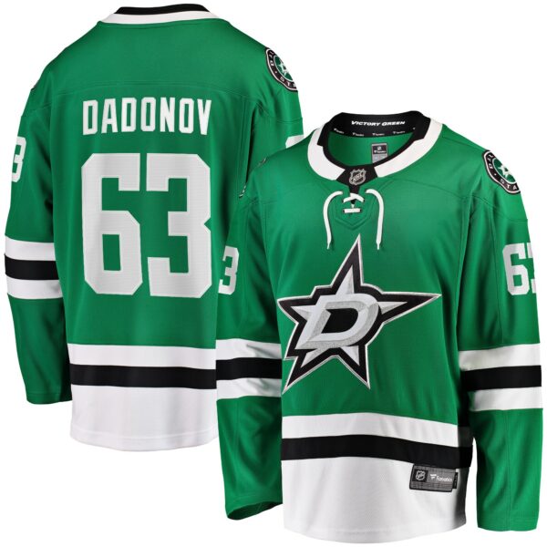 Men’s Dallas Stars Evgenii Dadonov Fanatics Branded Green Home Breakaway Jersey