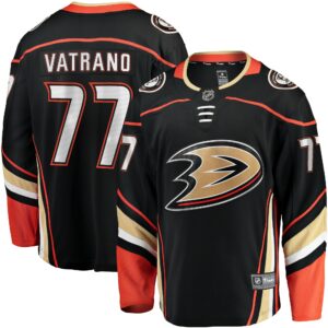 Men's Anaheim Ducks Frank Vatrano Fanatics Branded Black Home Breakaway Player Jersey