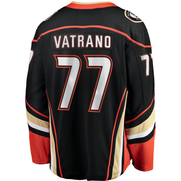 Men’s Anaheim Ducks Frank Vatrano Fanatics Branded Black Home Breakaway Player Jersey