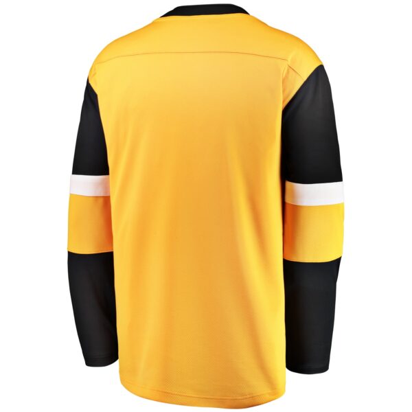 Men’s Pittsburgh Penguins Fanatics Branded Gold Alternate Breakaway Jersey