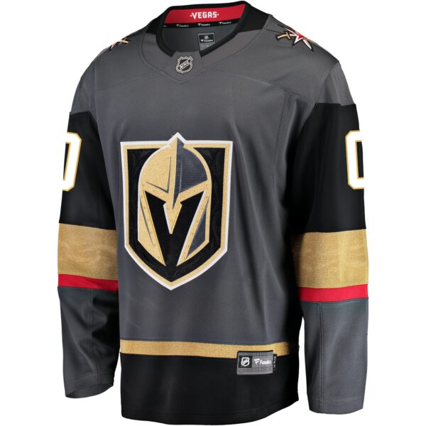 Men’s Vegas Golden Knights Fanatics Branded Gray Alternate Breakaway Custom Jersey