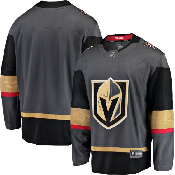 Men’s Vegas Golden Knights Fanatics Branded Gray Breakaway Alternate Jersey