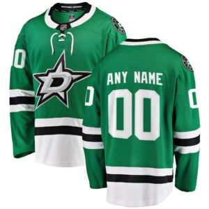 Men's Dallas Stars Fanatics Branded Green Home Breakaway Custom Jersey