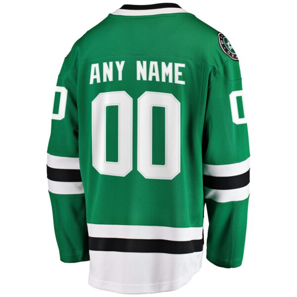 Men’s Dallas Stars Fanatics Branded Green Home Breakaway Custom Jersey