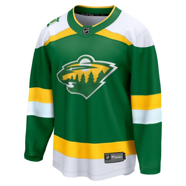 Men’s Minnesota Wild  Fanatics Branded Green Alternate Premier Breakaway Jersey