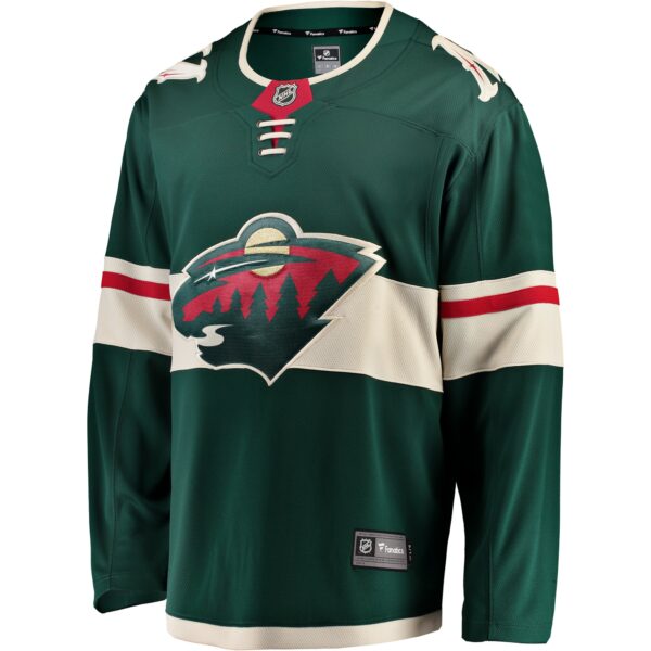 Men’s Minnesota Wild Fanatics Branded Green Breakaway Home Jersey