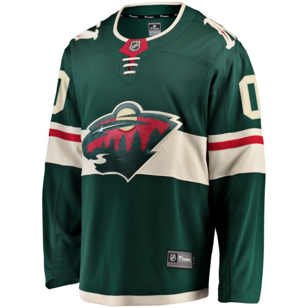 Men’s Minnesota Wild Fanatics Branded Green Home Breakaway Custom Jersey