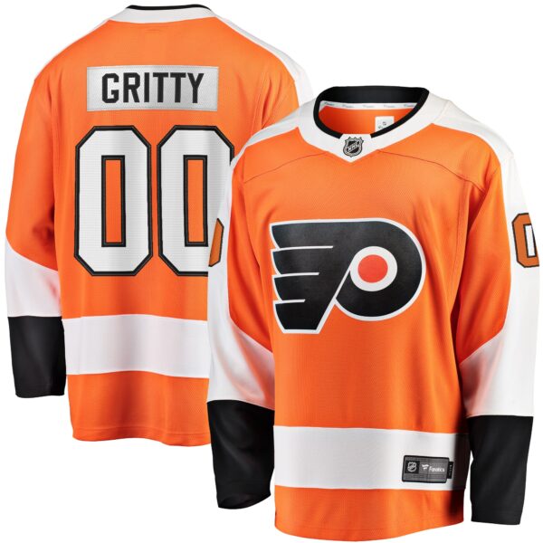 Men’s Philadelphia Flyers Gritty Fanatics Branded Orange Breakaway Player Jersey