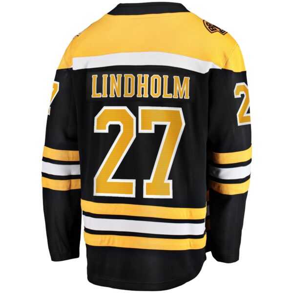 Men’s Boston Bruins Hampus Lindholm Fanatics Branded Black Home Breakaway Player Jersey