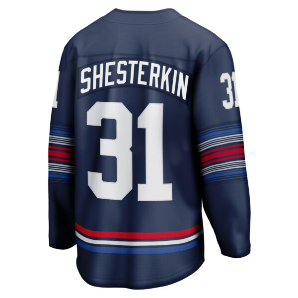 Men’s New York Rangers Igor Shesterkin Fanatics Branded Navy Alternate Premier Breakaway Player Jersey