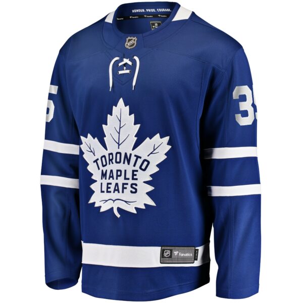 Men’s Toronto Maple Leafs Ilya Samsonov Fanatics Branded Blue Home Breakaway Player Jersey