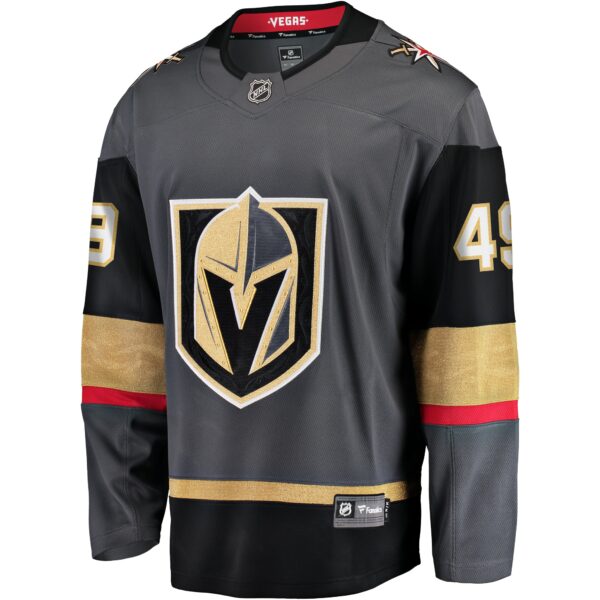 Men’s Vegas Golden Knights Ivan Barbashev Fanatics Branded Gray Home Breakaway Jersey