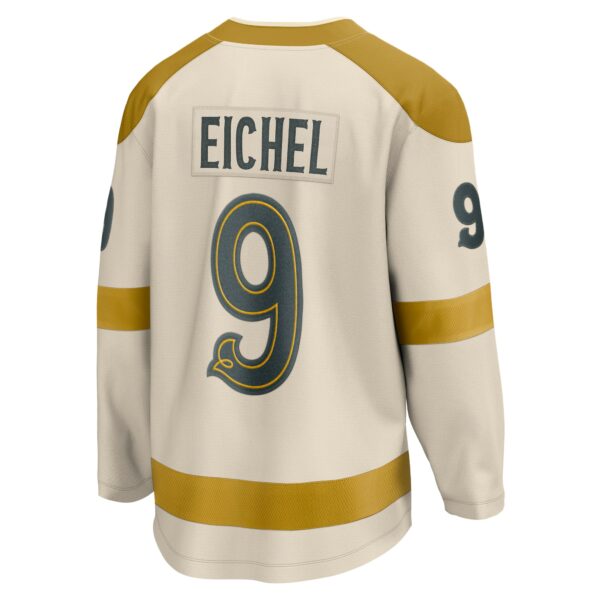 Men’s Vegas Golden Knights Jack Eichel Fanatics Branded Cream 2024 NHL Winter Classic Breakaway Player Jersey