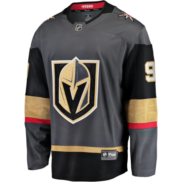 Men’s Vegas Golden Knights Jack Eichel Fanatics Branded Gray Alternate Breakaway Player Jersey