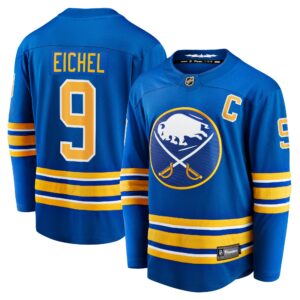 Men's Buffalo Sabres Jack Eichel Fanatics Branded Royal Home Premier Breakaway Player Jersey