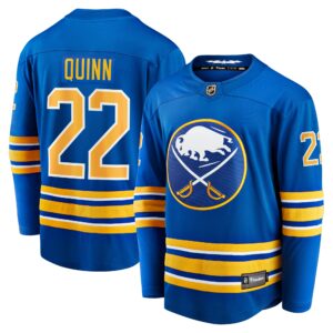 Men's Buffalo Sabres Jack Quinn Fanatics Branded Royal Home Breakaway Jersey