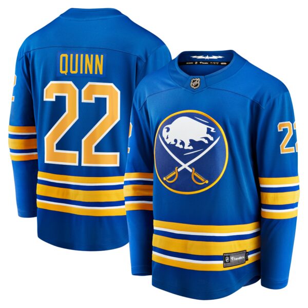 Men’s Buffalo Sabres Jack Quinn Fanatics Branded Royal Home Breakaway Jersey