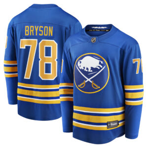 Men's Buffalo Sabres Jacob Bryson Fanatics Branded Royal Home Breakaway Player Jersey