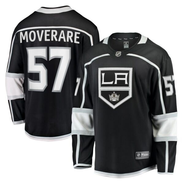 Men’s Los Angeles Kings Jacob Moverare Fanatics Branded Black Home Breakaway Player Jersey