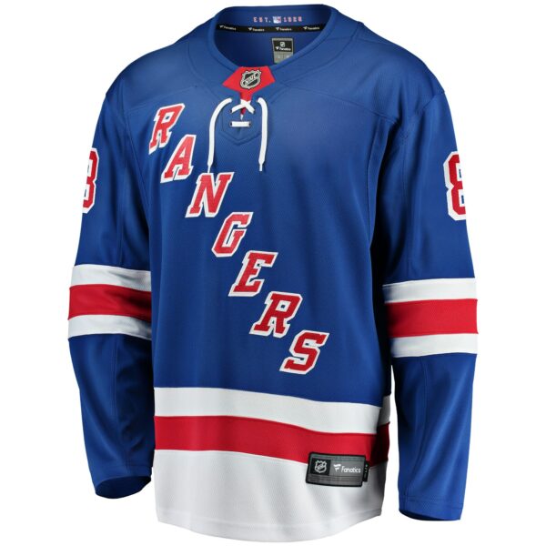 Men’s New York Rangers Jacob Trouba Fanatics Branded Blue Home Breakaway Jersey