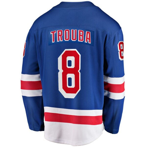 Men’s New York Rangers Jacob Trouba Fanatics Branded Blue Home Breakaway Jersey