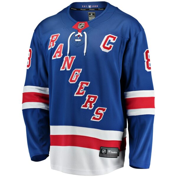 Men’s New York Rangers Jacob Trouba Fanatics Branded Blue Home Breakaway Jersey