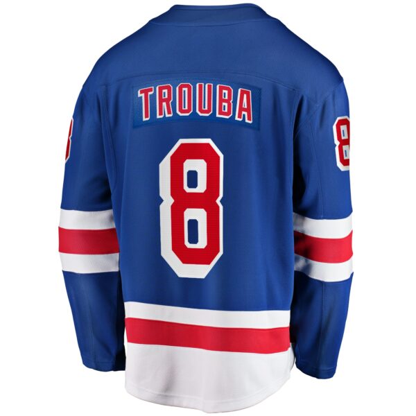 Men’s New York Rangers Jacob Trouba Fanatics Branded Blue Home Breakaway Jersey