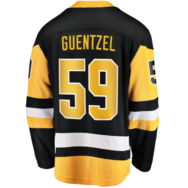 Men’s Pittsburgh Penguins Jake Guentzel Fanatics Branded Black Home Premier Breakaway Player Jersey