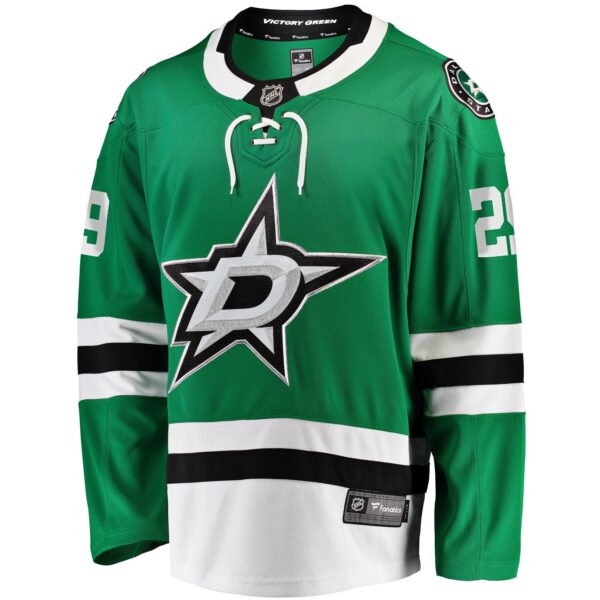 Men’s Dallas Stars Jake Oettinger Fanatics Branded Kelly Green Home Breakaway Player Jersey