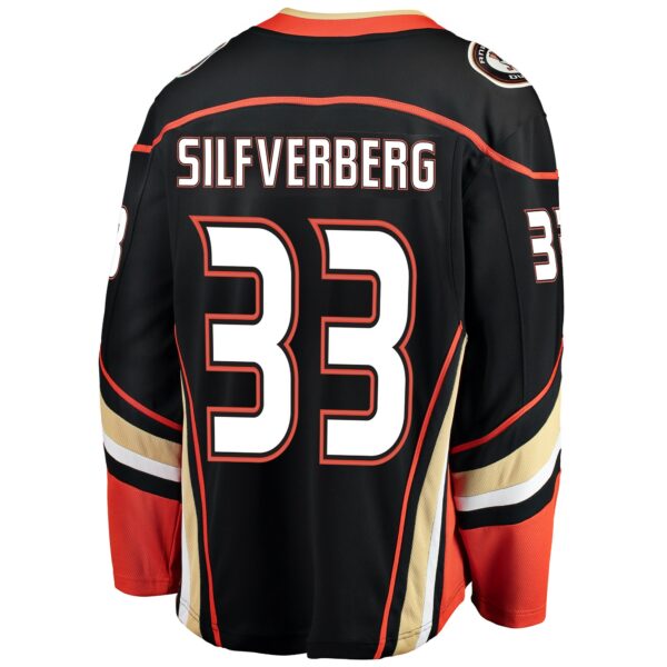 Men’s Anaheim Ducks Jakob Silfverberg Fanatics Branded Black Breakaway Player Jersey