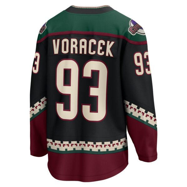 Men’s Arizona Coyotes Jakub Voracek Fanatics Branded Black Home Breakaway Jersey