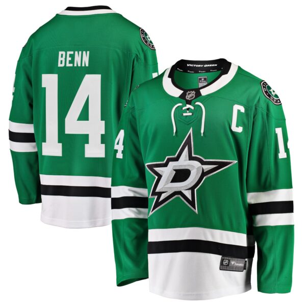 Men’s Dallas Stars Jamie Benn Fanatics Branded Green Breakaway Player Jersey