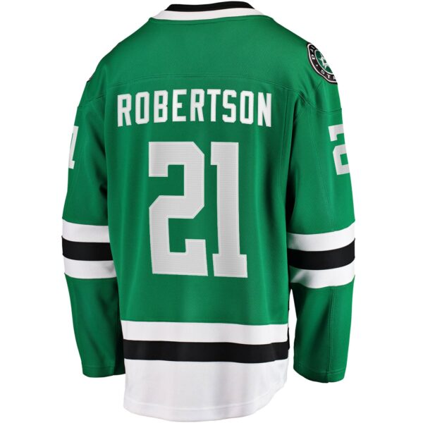 Men’s Dallas Stars Jason Robertson Fanatics Branded Kelly Green Home Breakaway Replica Jersey