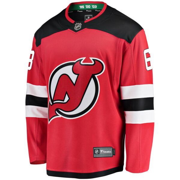 Men’s New Jersey Devils Jesper Bratt Fanatics Branded Red Home Breakaway Player Jersey