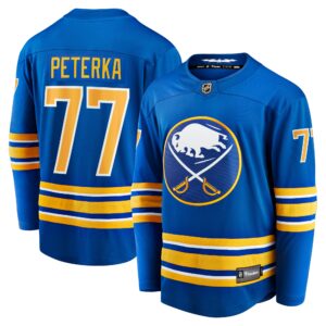 Men's Buffalo Sabres JJ Peterka Fanatics Branded Royal Home Breakaway Jersey