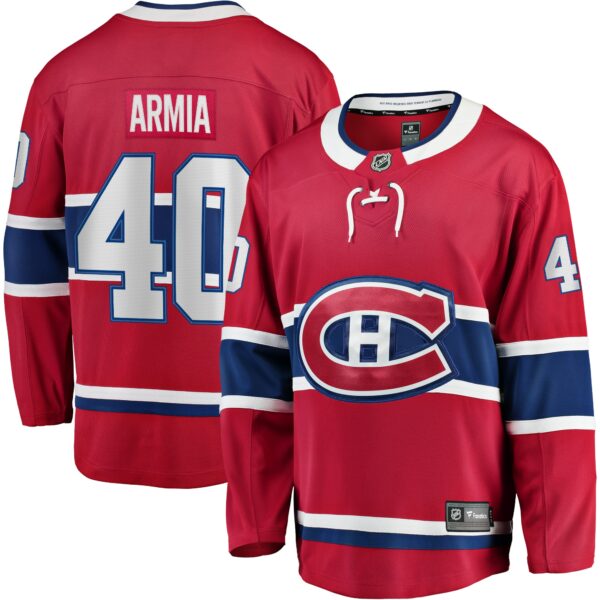 Men’s Montreal Canadiens Joel Armia Fanatics Branded Red Home Breakaway Player Jersey