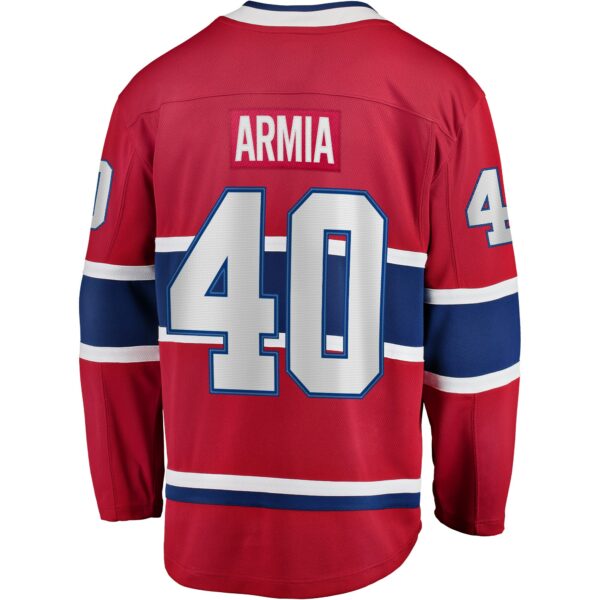 Men’s Montreal Canadiens Joel Armia Fanatics Branded Red Home Breakaway Player Jersey