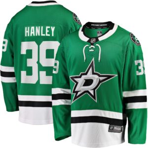 Men's Dallas Stars Joel Hanley Fanatics Branded Kelly Green Breakaway Player Jersey